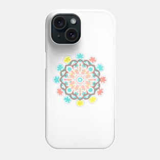 mandala Clamber Paint Phone Case