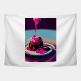 Sour cherry lava cake Tapestry