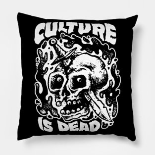 Rebel Culture Skull Pillow