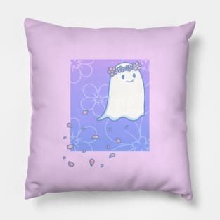 Flower Ghost Petals Pillow