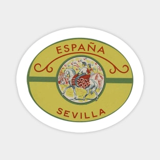 Sevilla Spain | Travel | Andalusia | Vintage | Spanish | Flamenco Magnet