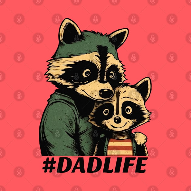 Raccoon dad by Nasitama