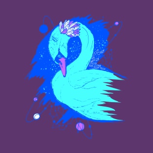 Blue Swan Among The Stars T-Shirt