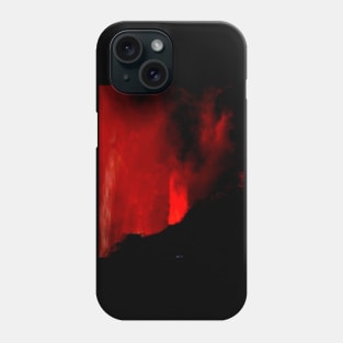 Digital collage, special processing. Red castle, where monster live. But not a monster, source of true love. Red and bright. Phone Case