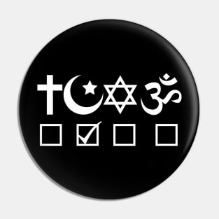 Choose Your Own Spiritual Path -  Islam Pin