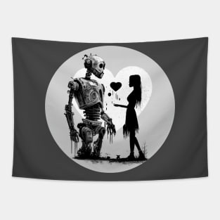 Robot Human Love Tapestry