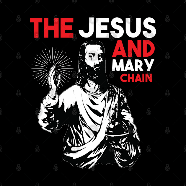 The Jesus & Mary Chain - Tribute Artwork - Black by Vortexspace