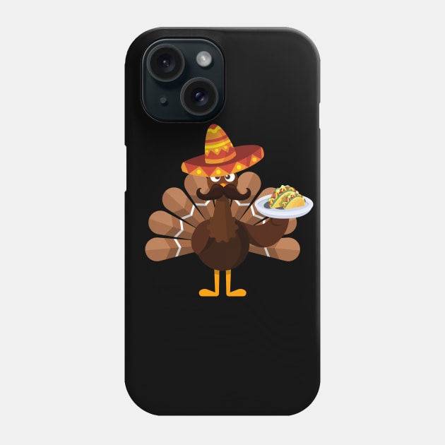 thanksgiving turkey Phone Case by Flipodesigner