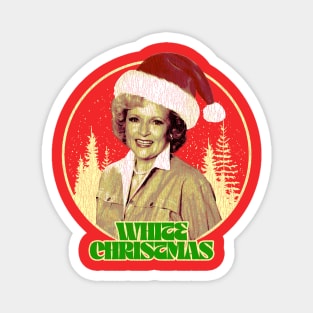 White Christmas Magnet