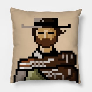 Pixel western art Pillow