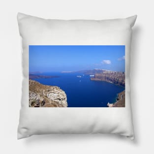 Santorini Caldera from near Akrotiri Pillow