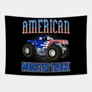 American Monster Truck Tapestry