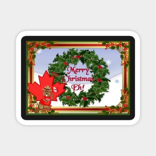 Canadian Christmas Eh! Magnet