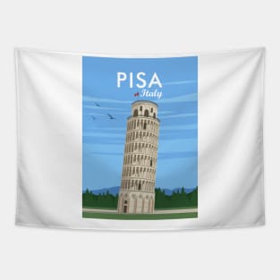 The Leaning Tower of Pisa Tapestry