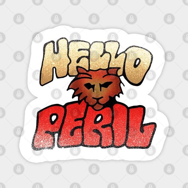 hello peril logo Magnet by marcusdevries