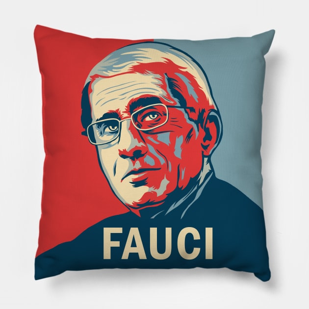 Dr. Fauci Pillow by valentinahramov
