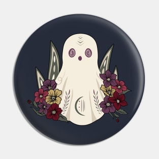 Cute Boho Ghost Pin