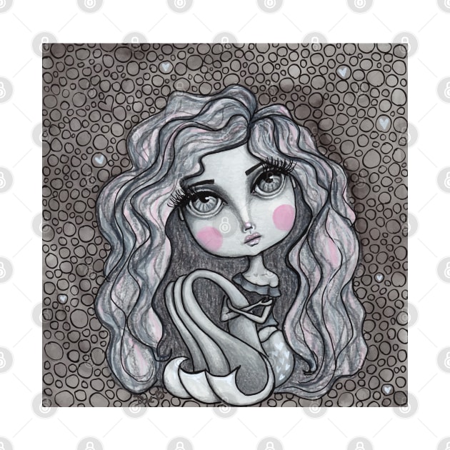 Doodle Mermaid Cutie 3 of 4 by LittleMissTyne