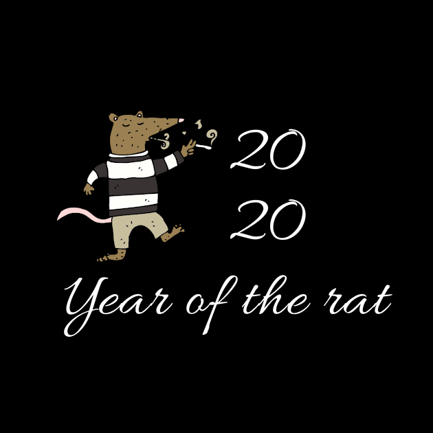 year of the rat 2020 Amazing  t shirt by MariaB