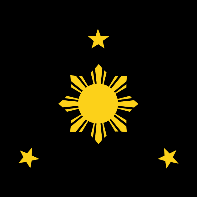 Philippines Sun and Stars by airealapparel