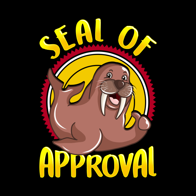 Funny Seal Of Approval Cute Seal Pun by theperfectpresents