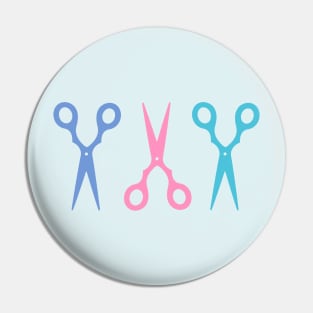 Pastel Scissors Pin