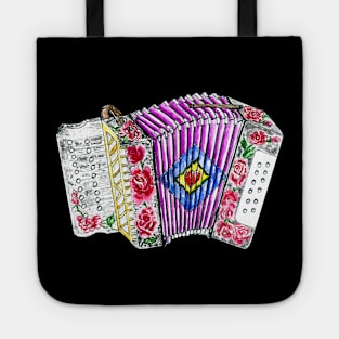 Floral Retro Accordion Tote