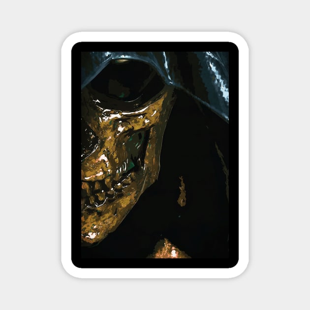 Death stranding skull Magnet by Durro