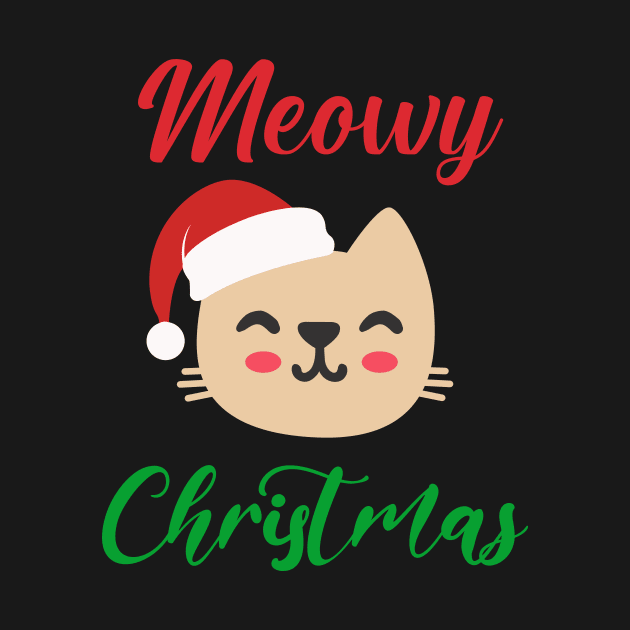 meowy xmas christmas by teemarket