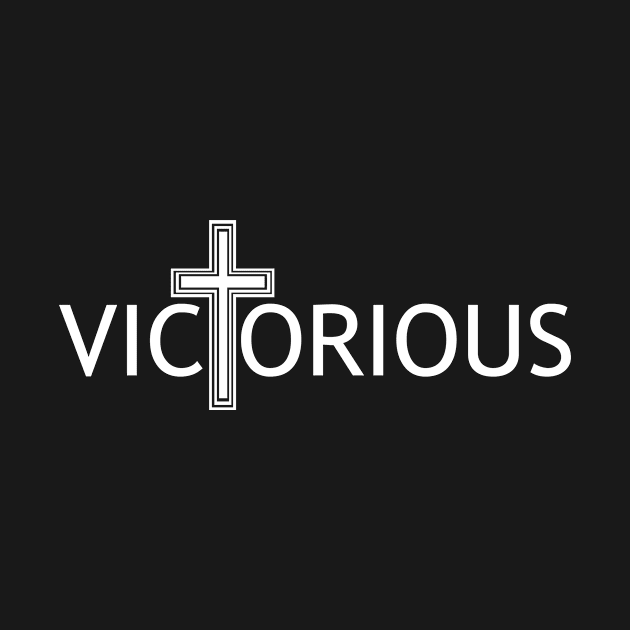 Victorious, Jesus,Christ,Cross,Bible verse,Scripture,Christian,T Shirts, Tshirts, T-Shirts,Tees,Gifts, Apparels,Store by JOHN316STORE - Christian Store