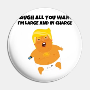 Funny Trump Baby Sticker and Shirt Pin