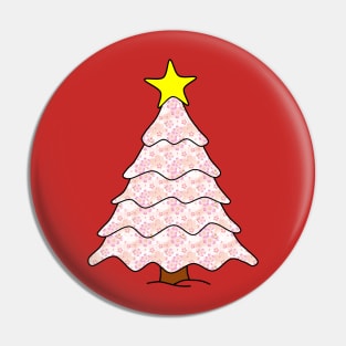 Cherry blossom Christmas tree Pin