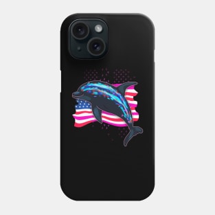 Patriotic Porpoise Phone Case