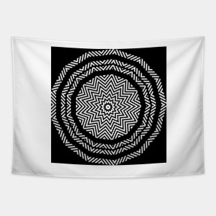 Amazing Black And White Tapestry