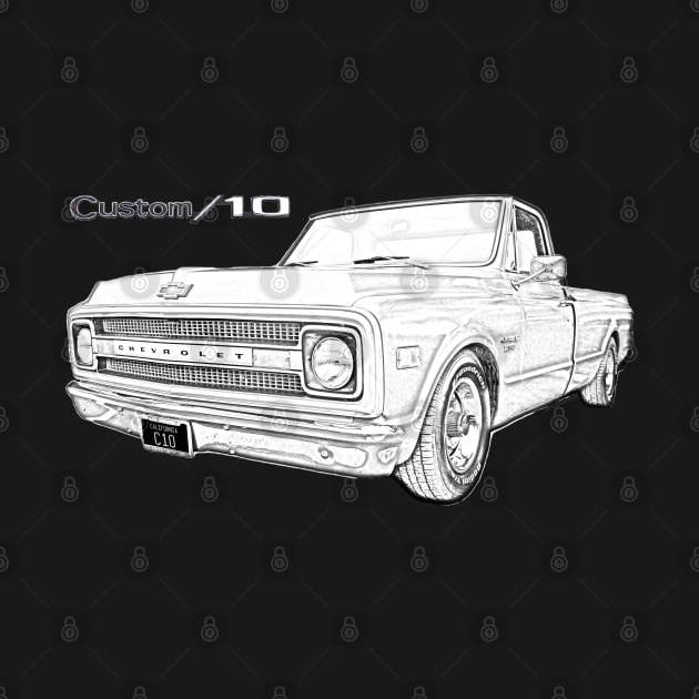 1970 Chevrolet C10 Pickup Truck by hotroddude