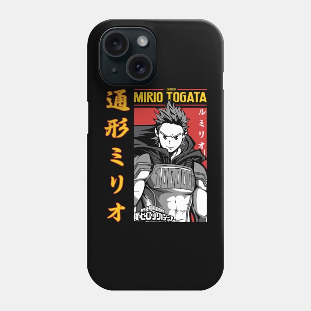 Mirio Anime Fanart Phone Case by Planet of Tees