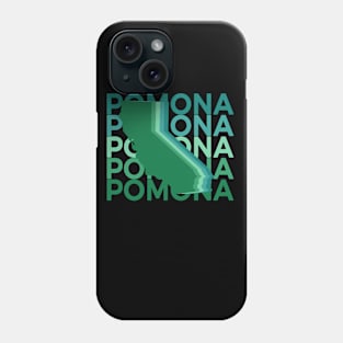 Pomona California Green Repeat Phone Case