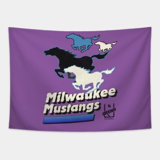 Defunct Milwaukee Mustangs Football Team Tapestry