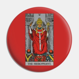 The Heirophant Tarot Card Pin