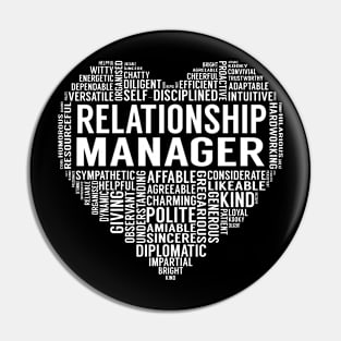 Relationship Manager Heart Pin