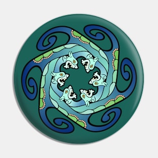 Dragon Whirlpool Pin