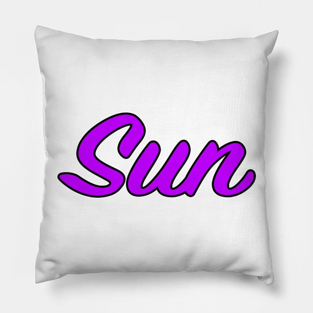 Sun Pillow by lenn