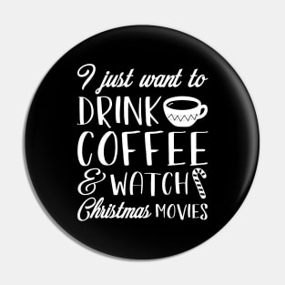 Coffee Christmas Movies Pin