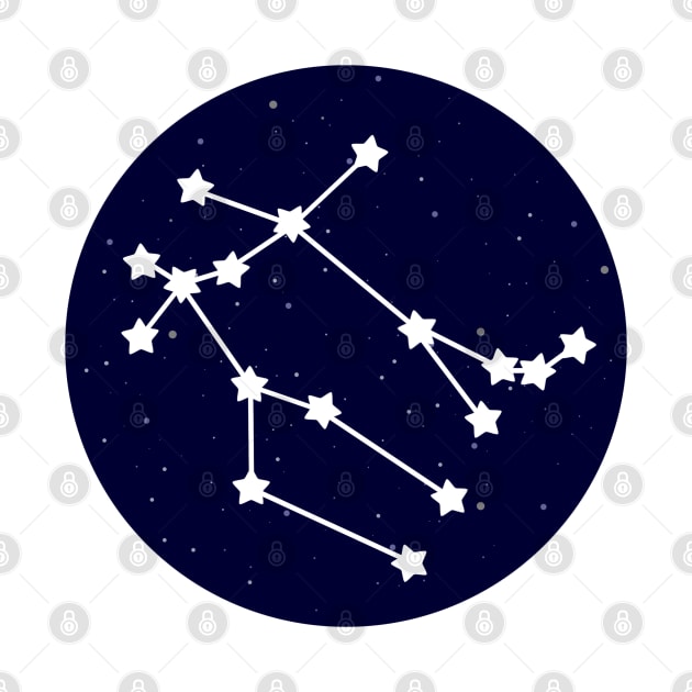 Gemini Zodiac Constellation by lulubee