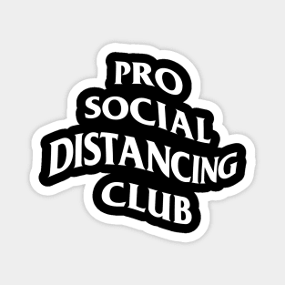 Pro Social Distancing Club Magnet