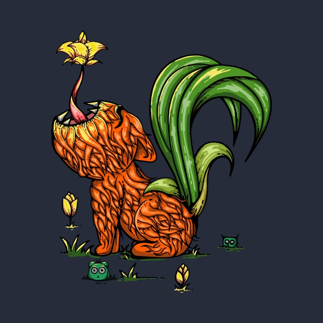 Flower cat by BARBOZAstore