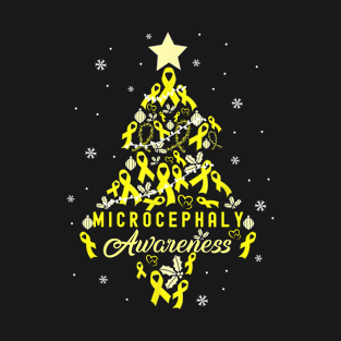 Christmas Tree Microcephaly Awareness T-Shirt