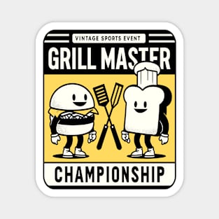 BBQ Battle - Grilled Cheese Magnet