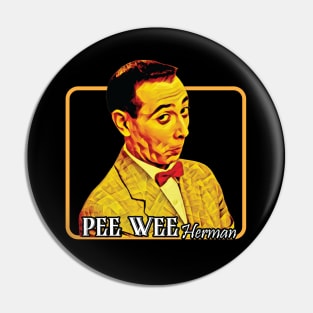 Pee Wee Herman - Retro 90s Style Fan Art Pin