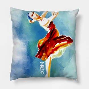 The beatiful ballerina Pillow